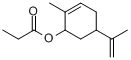CAS:97-45-0_2-甲基-5-(1-甲基己烯基)-2-环己烯1-醇丙酸酯的分子结构
