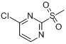 CAS:97229-11-3_4-氯-2-甲磺酰基嘧啶的分子结构