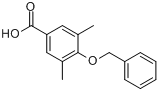 CAS:97888-80-7_4-苄氧基-3,5-二甲基苯甲酸的分子结构
