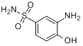 CAS:98-32-8_2-氨基-4-磺酰胺基苯酚的分子结构