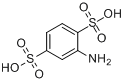 CAS:98-44-2_2-氨基-1,4-苯二磺酸的分子结构
