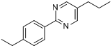 CAS:98495-11-5_5-丙基-2-(4-乙基苯基)嘧啶的分子结构
