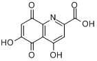 CAS:98948-82-4_5,8-二氢-4,6-二羟基-5,8-二氧代-2-喹啉羧酸的分子结构