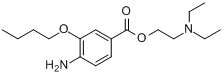 CAS:99-43-4_丁氧卡因的分子结构