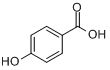 CAS:99-96-7_对羟基苯甲酸的分子结构