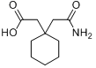 CAS:99189-60-3_1,1-环己基二乙酸单酰胺的分子结构