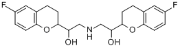 CAS:99200-09-6_奈必洛尔的分子结构