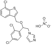CAS:99592-32-2_硝酸舍他康唑的分子结构