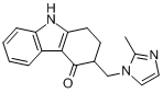 CAS:99614-14-9_1,2,3,9-四氢-3-[(2-甲基-1H-咪唑-1-基)甲基]-4H-咔唑-4-酮的分子结构