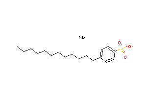 CAS:85117-50-6_单C10-14烷基苯磺酸衍生物钠盐的分子结构