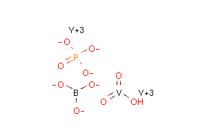 CAS:68784-82-7_掺杂铕的硼磷钒酸钇的分子结构