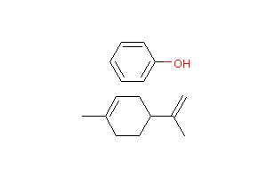 CAS:58555-74-1_苯酚与(R)-1-甲基-4-(1-甲基乙烯基)环己烯的聚合物的分子结构