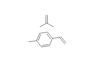 CAS:61128-14-1_异丁烯基-4-甲基苯乙烯基共聚物的分子结构