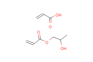 CAS:39373-34-7_2-丙烯酸与2-丙烯酸-1,2-丙二醇酯的聚合物的分子结构