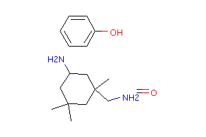 CAS:25265-17-2_甲醛与6-氨基-1,3,3-三甲基环己基甲胺和苯酚的聚合物的分子结构