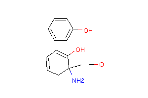 CAS:55185-45-0_甲醛与氨、2-甲基苯酚和苯酚的聚合物的分子结构