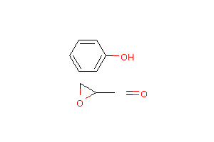 CAS:25359-40-4_苯酚与甲基环氧乙烷和甲醛的聚合物的分子结构