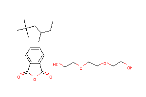 CAS:72968-15-1_邻苯二甲酸酐与三甘醇异壬醇的聚合物的分子结构