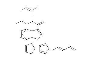CAS:68003-51-0_4,7-�Ǽ׻�-3A,4,7,1A-����-1H-����1,3-�����ϩ������ϩ����ϩ��2-�׻�-2-��ϩ��1,3-���ϩ�ľۺ���ķ��ӽṹ