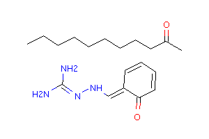 CAS:68411-85-8_2-[(2-羟基苯基)亚甲基]氨基胍与2-十一烷酮的缩合反应产物的分子结构
