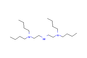 CAS:100173-92-0_N,N,N'',N''-四正丁基二乙撑三胺的分子结构