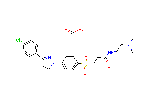 CAS:73287-50-0_3-[[4-[3-(4-ȱ)-4,5--1H--1-]]]-N-(2-װһ)(11)Ļķӽṹ