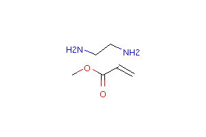 CAS:26937-01-9_丙烯酸甲酯与乙二胺的聚合物的分子结构