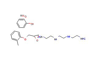 CAS:99377-78-3_苯酚、甲醛的聚合物与缩水甘油醚、[(甲基苯氧基)甲基]环氧乙烷、三乙烯四胺的聚合物的分子结构