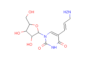 CAS:97695-16-4_5-ϩӢ:5-AMinopropenyluridineķӽṹ