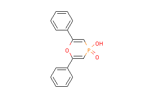 CAS:56153-45-8_4-氧代-2,6-二苯基-4H-4拉姆达*5*-[1,4]氧磷-4-醇的分子结构